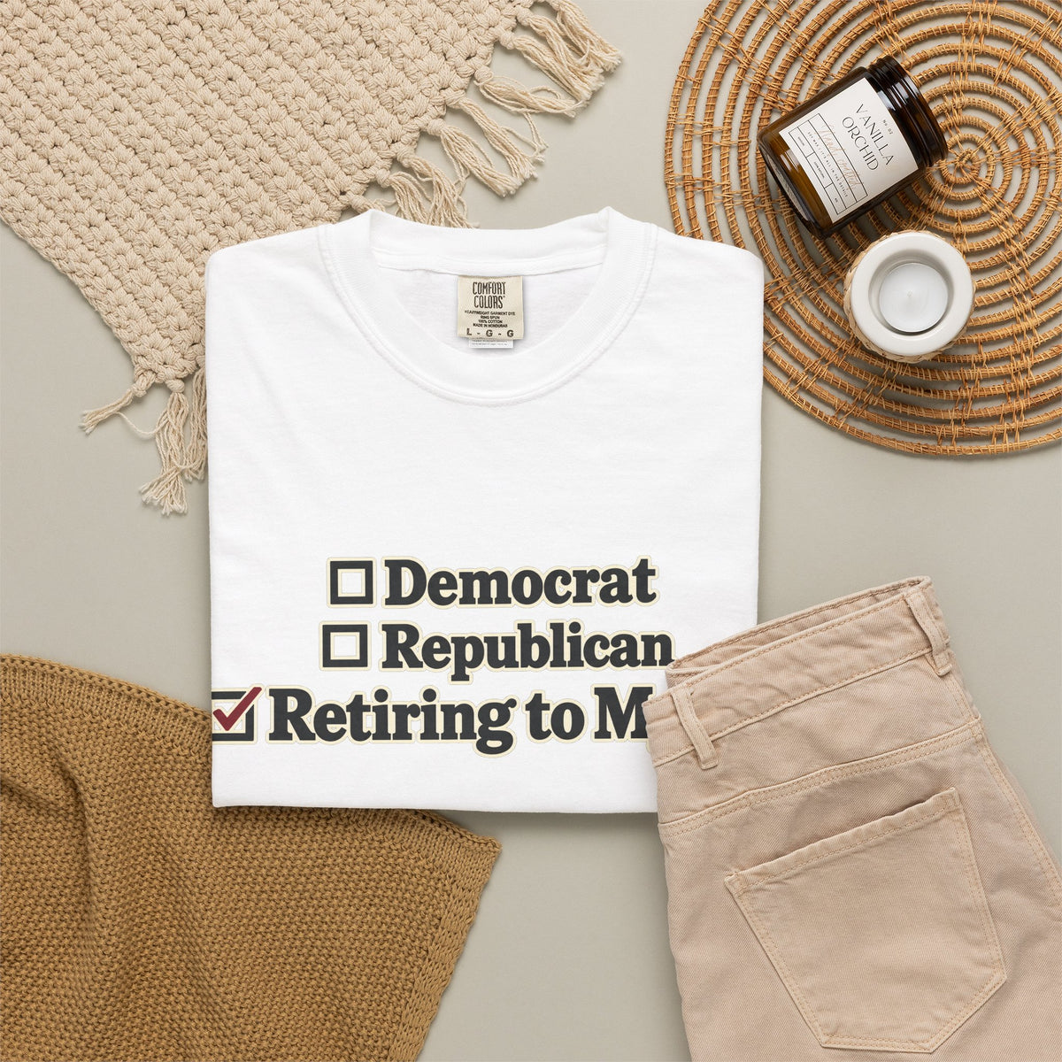Retiring to My RV Comfort Colors Tee
